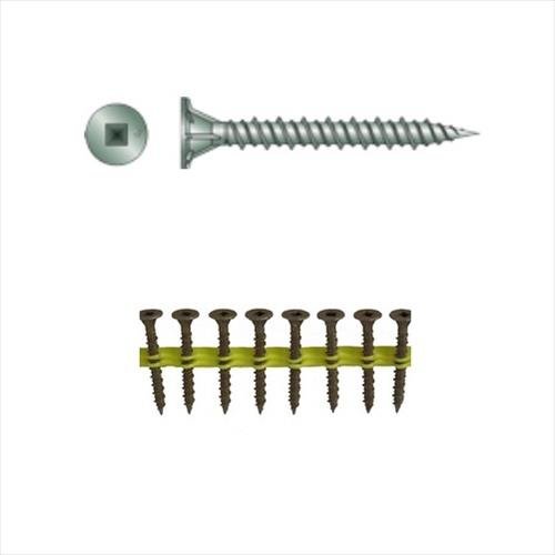 BRAND, CATEGORY, COLLATED SCREWS, SIMPSON STRONG-TIE, (1,500 Count) Simpson Strong-Tie CB3BLGHL158S #9 x 1-5/8-Inch Quick Drive Collated Screw