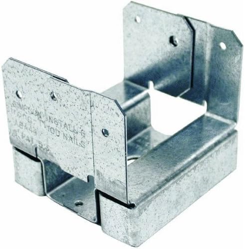 BRACKETS, BRAND, CATEGORY, PRIMESOURCE, 20 Pack Simpson Strong Tie ABA44Z Adjustable 4x4 Post Base 16-ga Z-Max Finish