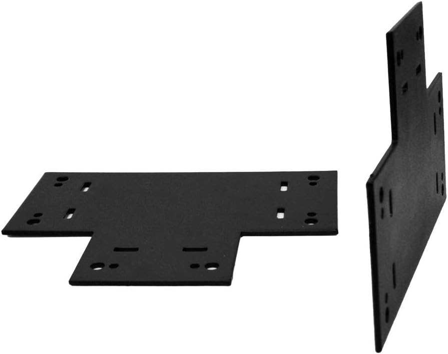 BRACKETS, BRAND, CATEGORY, OZCO BUILDING PRODUCTS, Ozco Building Products 56612 6-inch T-Tie Plate Connector, (2 per Pack),Black