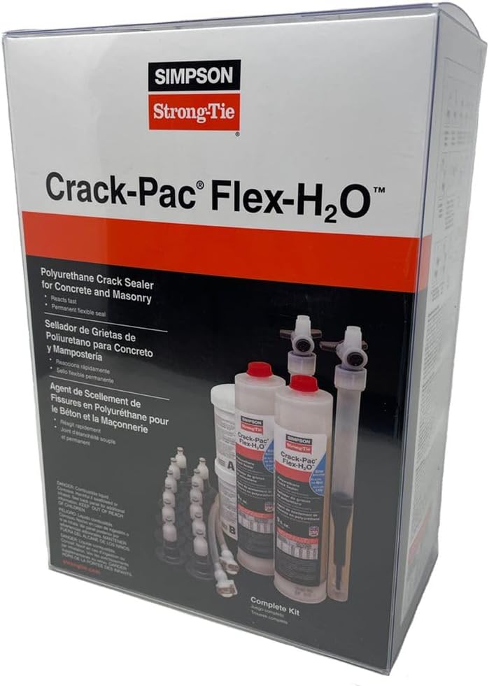 BRAND, CATEGORY, DRILL BITS, SIMPSON STRONG-TIE, Simpson Strong-Tie CPFH09KT - Crack-Pac FLEX-H2O Polyurethane Crack Repair Sealer Kit