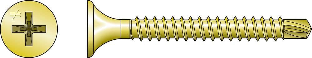 BRAND, CATEGORY, DRYWALL SCREWS, SIMPSON STRONG-TIE, QuikDrive DWFSD238PS #8 X 2-3/8" Fine Thread Drywall-to-Steel Screws 1500ct