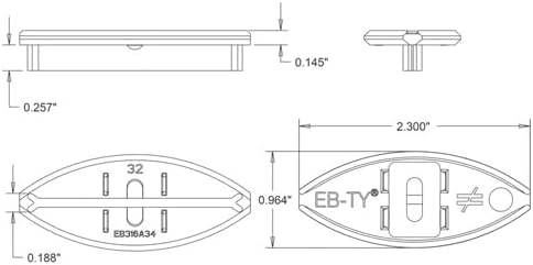 BRACKETS, BRAND, CATEGORY, SIMPSON STRONG-TIE, Simpson Strong-Tie EB316WDR175 - Hidden Deck Fastening Kit 3/16" Spacing 175ct