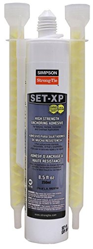 BRAND, CATEGORY, SIMPSON STRONG-TIE, TILE EPOXY ADHESIVES, Simpson Strong-Tie Set XP Two Part Epoxy Concrete Anchoring Epoxy 8.5 oz.